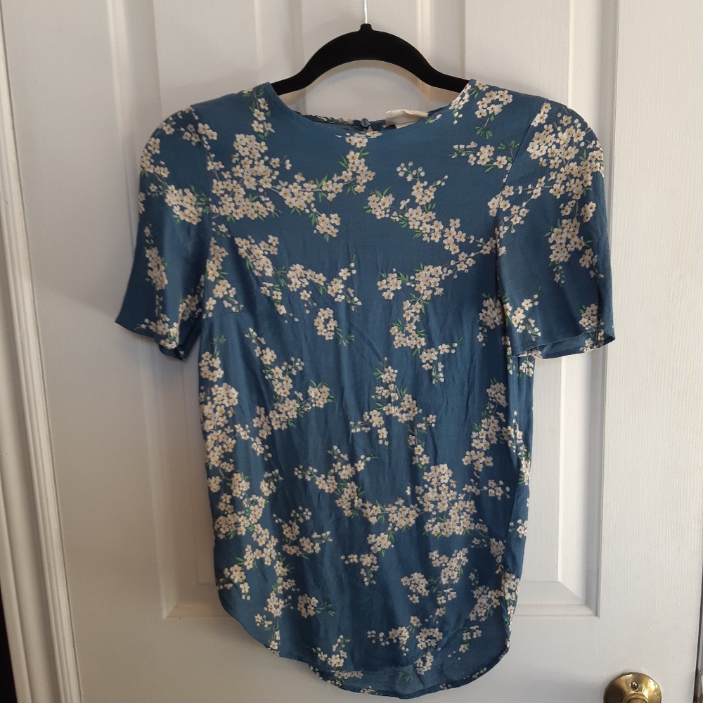 H & M Petite Cherry Blossom Tee